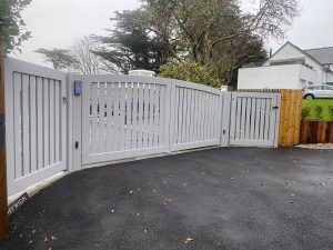 Light Grey Aluminium Gates
