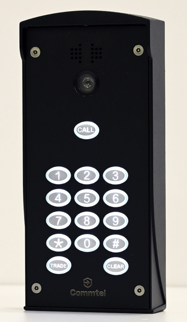 Commtel NX1 video Intercom with key pad